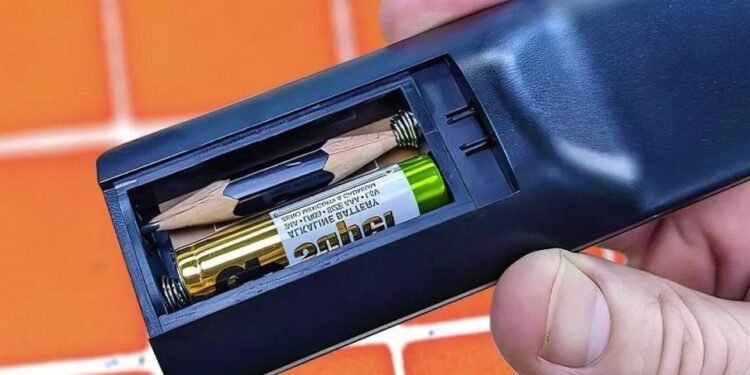 Dank einer einfachen Technik geht meiner Fernbedienung die Batterie nicht mehr aus