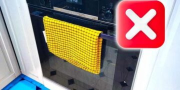 Warum nie ein Geschirrtuch auf die Backofentür legen? Der häufigste Fehler, der Ärger macht