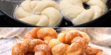 Beste selbstgemache frittierte Donuts: der einfache und köstliche selbstgemachte Donut