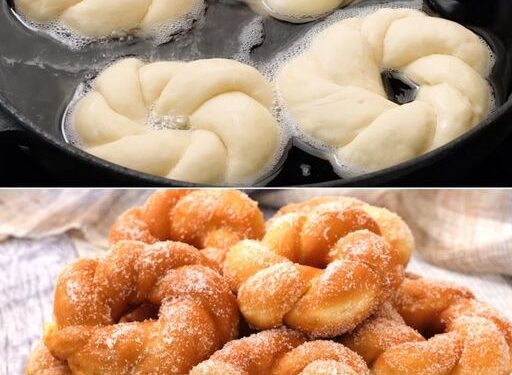 Beste selbstgemache frittierte Donuts: der einfache und köstliche selbstgemachte Donut