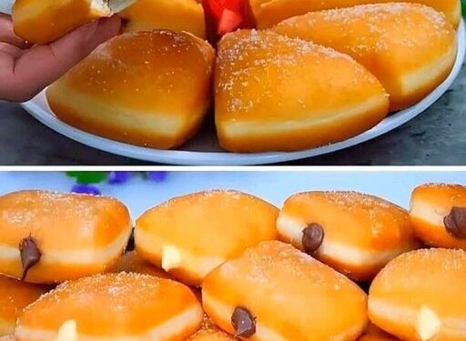 Extrem einfach und ist mega lecker, Fantastische Schokolade gefüllte Donuts