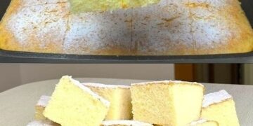 Heißer Milchkuchen