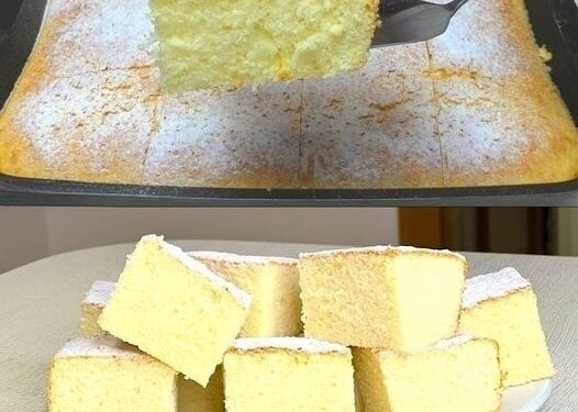 Heißer Milchkuchen