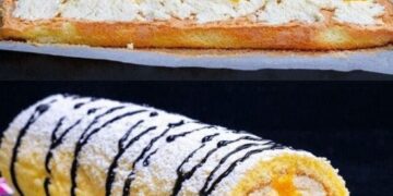 Mandarinen-Biskuitrolle Rezept