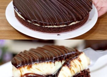Schmilzt im Mund – Weltbeste Schokokuchen mit Vanillepudding