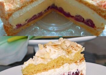 Sieht nicht nur gut aus, schmeckt ober lecker! GEWITTER-TORTE MIT SCHMAND