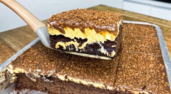 Traumhaft lecker! – Schokotraum Kuchen mit Vanillepudding der auf der Zunge zergeht