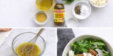 Keto Spinat-Feta-Pekannuss-Salat
