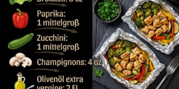 Keto-Hähnchen-Folienpakete für den Air Fryer