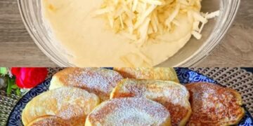 Die backe ich fast jede Woche, Omas Apfelküchle in 3 Minuten gezaubert
