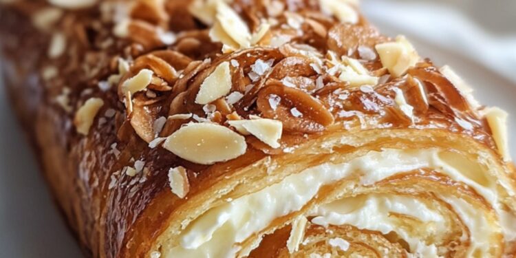 Bienenstich-Biskuitrolle – Lecker und Cremig