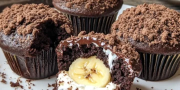 Maulwurf-Muffins – Schoko-Bananen-Klassiker in Mini-Form