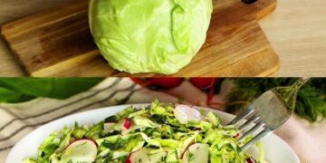 Knackiger Vitaminsalat, der beim Bauchfettabbau hilft