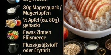 Frühstück: Apfel Zimt Porridge