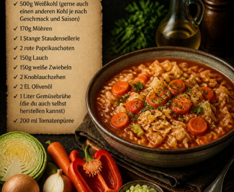 KOHLSUPPE: ABWECHSLUNGSREICH KILOS VERLIEREN