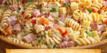 Sooo gut – Nudelsalat mit der besten Geheimsoße!