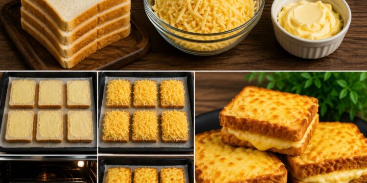 Käsetoast aus der Heißluftfritteuse