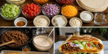 Low Carb Crunchwrap (Taco-Style)