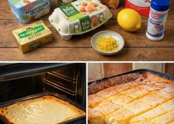 Blitzschneller Rahmkuchen vom Blech