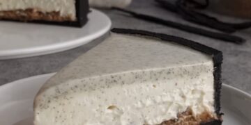 Vanille-Cheesecake mit Knusper-Boden