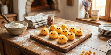 Herzhafte Oster-Küken Käse-Snack (Low Carb)