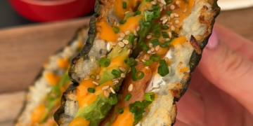 Knusprige Sushi-Tacos