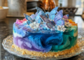 Regenbogen-Wackelpudding-Kuchen