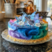 Regenbogen-Wackelpudding-Kuchen