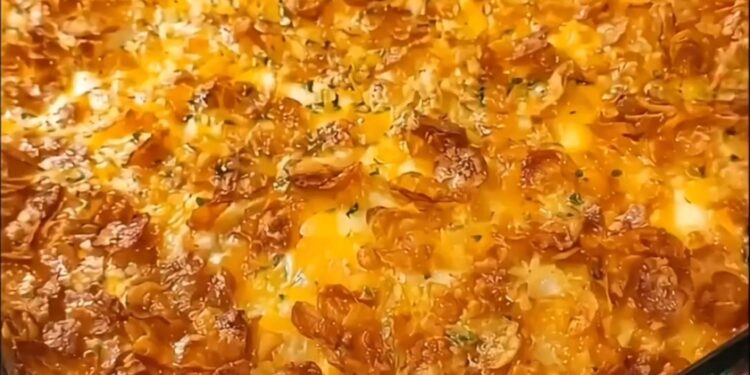 Knuspriger Käse-Kartoffel-Auflauf