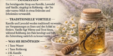Lavendel-Vanille-Kamillen-Sirup