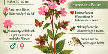 Die Rote Lichtnelke (Silene dioica)