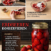 Hausgemachte eingemachte Erdbeeren