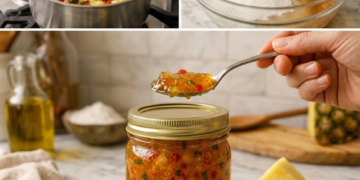 Exotisches Ananas-Jalapeño-Gelee