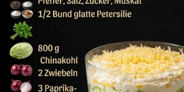 Bunter Schichtsalat „Über Nacht“