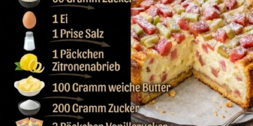 Rhabarber Käsekuchen