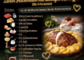 Zarter Hackbraten mit sahnigen Kartoffeln
