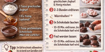 Schoko-Joghurt-Erdbeer-Bites
