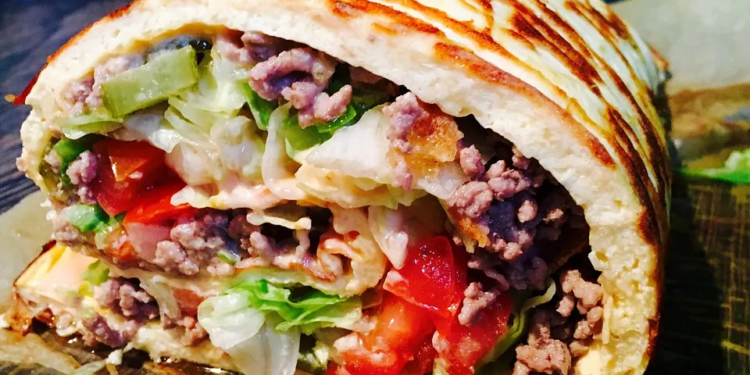 Low-Carb Big Mac Rolle
