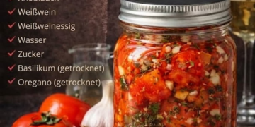 Bruschetta im Glas