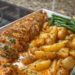 Hähnchen-Innenfilets mit Kräuterkartoffeln
