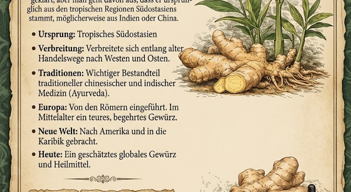 Ingwer – Geschichte, Wirkung und Verwendung
