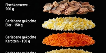 Klassischer Mimosa-Salat