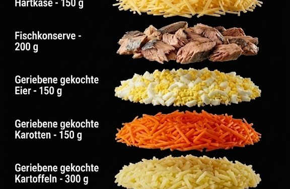 Klassischer Mimosa-Salat