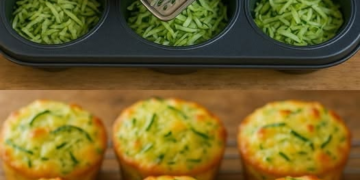 Herzhafte Gemüse-Muffins mit Käse