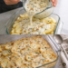 Cremiges Kartoffelgratin mit karamellisierten Zwiebeln