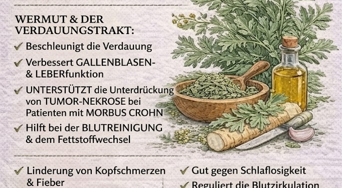 Wermut (Artemisia absinthium) – Die Königin der Bitterkräuter