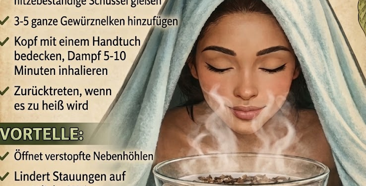 DIE KRAFT DER NELKEN-INHALATION!