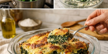 Griechischer Spinat-Ricotta-Auflauf