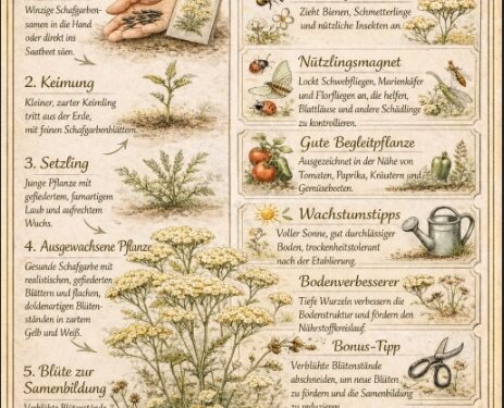 Schafgarbe – der natürliche Helfer für Ihren Garten