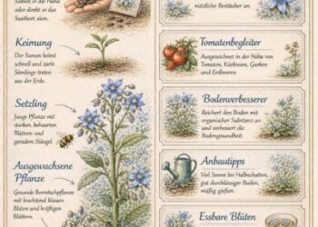 Borretsch – die vielseitige Pflanze für einen gesunden Garten